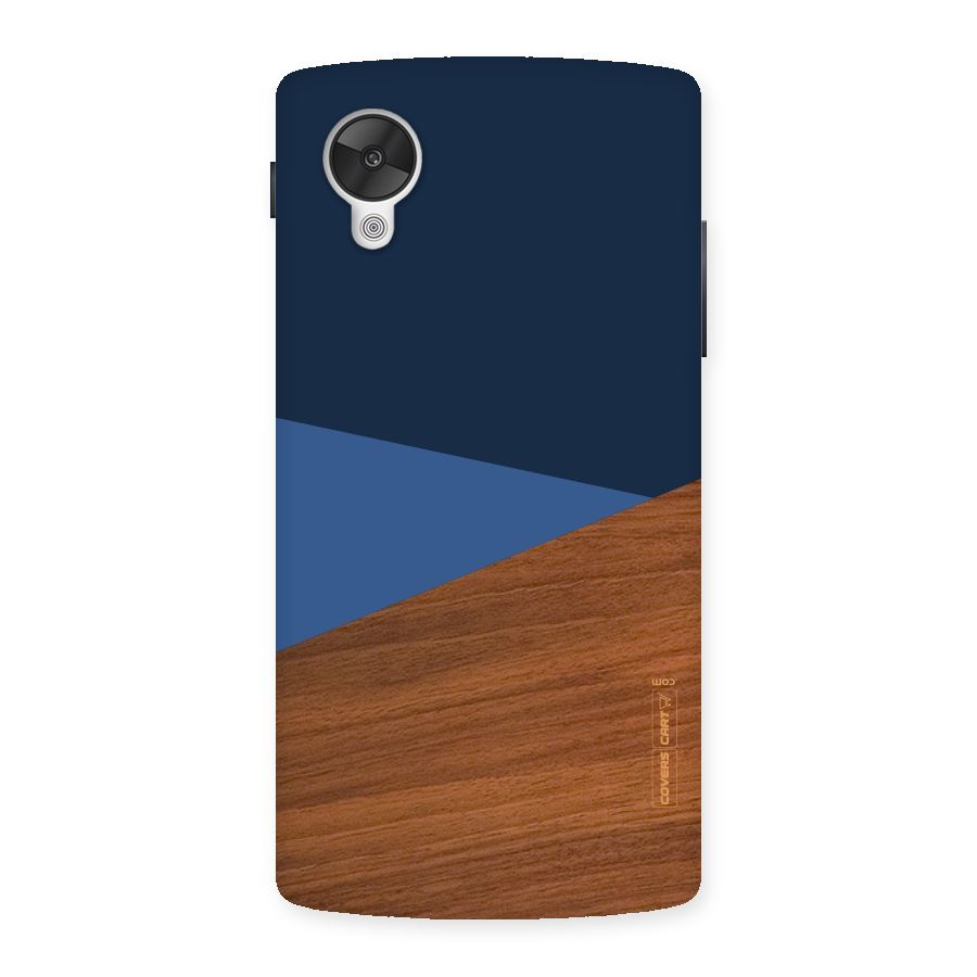 Crossed Lines Pattern Back Case for Google Nexsus 5