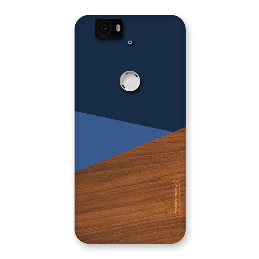 Crossed Lines Pattern Back Case for Google Nexus-6P