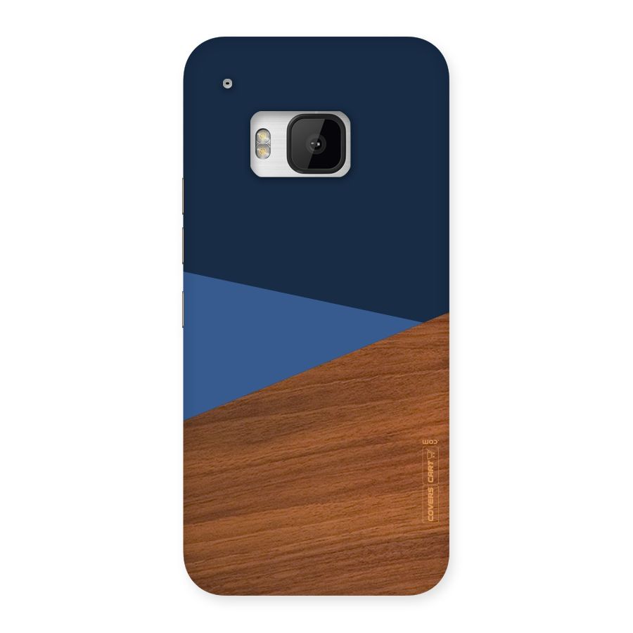 Crossed Lines Pattern Back Case for HTC One M9
