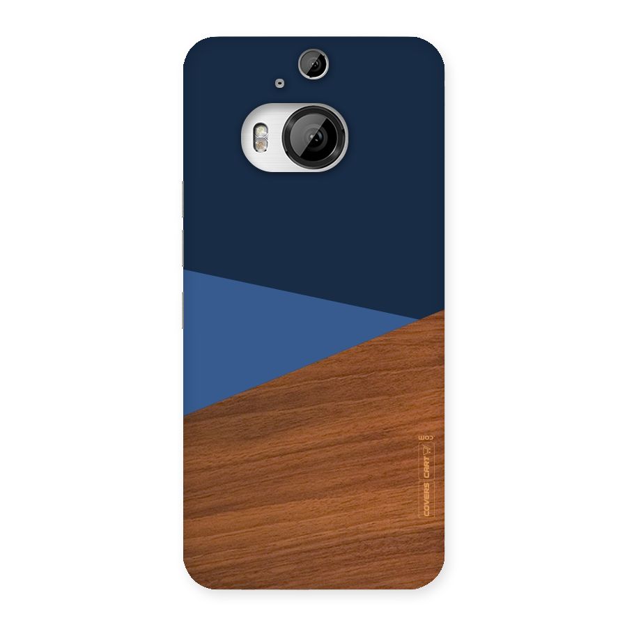Crossed Lines Pattern Back Case for HTC One M9 Plus