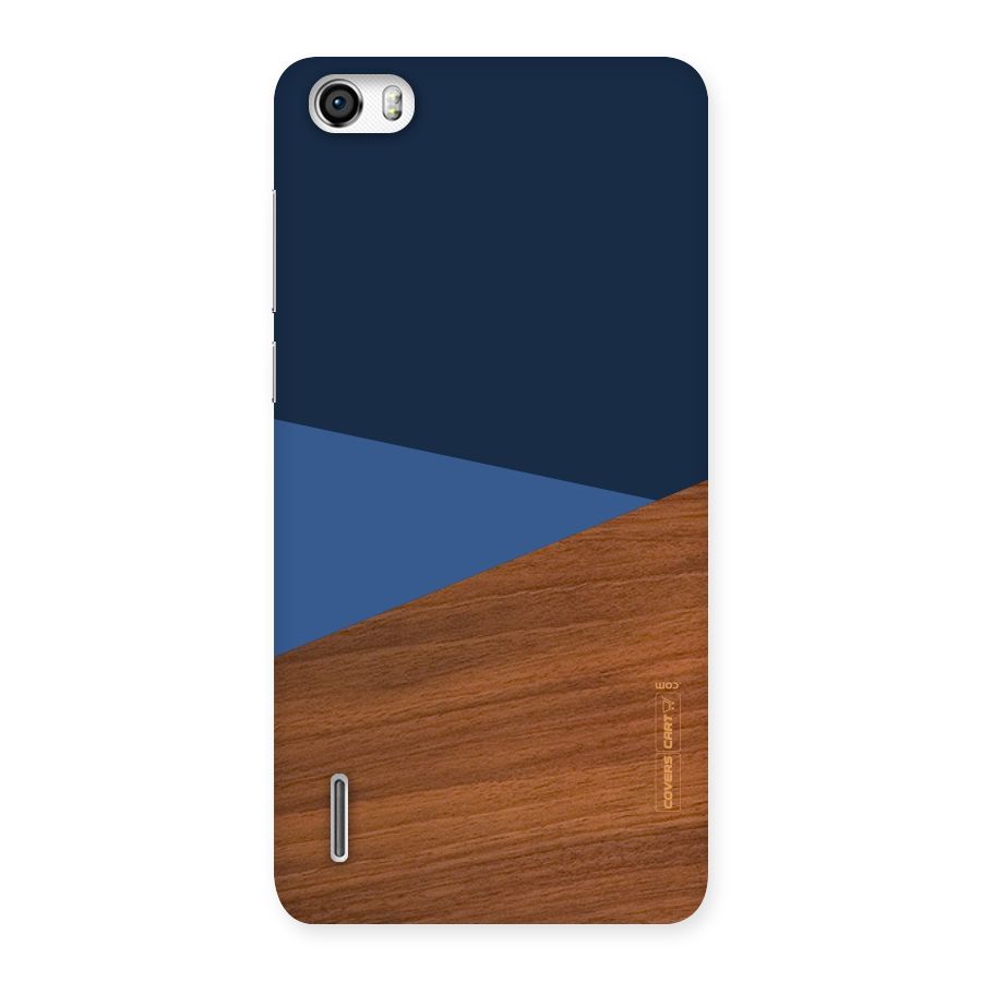 Crossed Lines Pattern Back Case for Honor 6