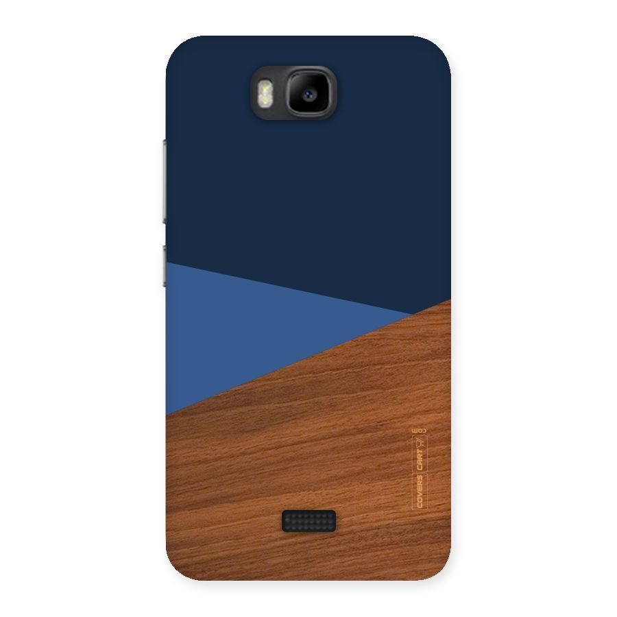 Crossed Lines Pattern Back Case for Honor Bee