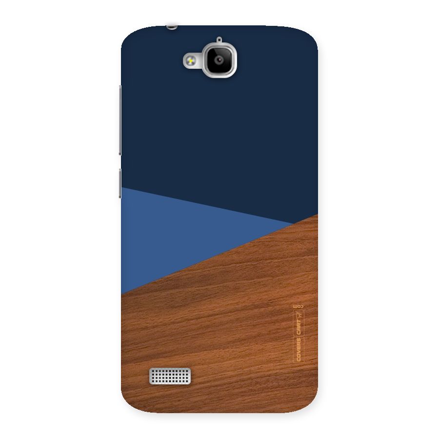Crossed Lines Pattern Back Case for Honor Holly
