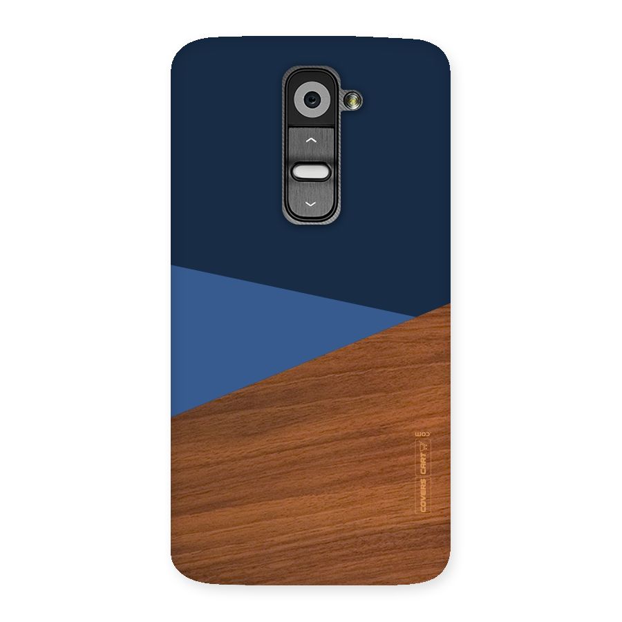Crossed Lines Pattern Back Case for LG G2