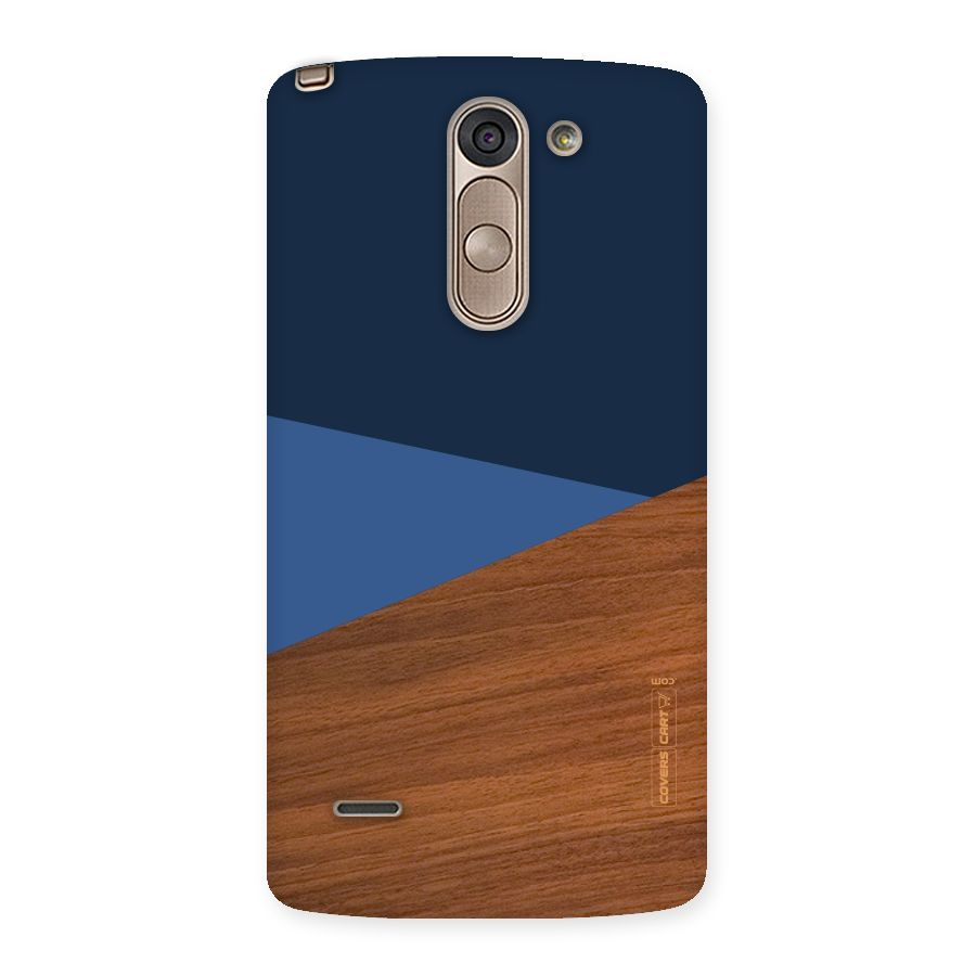 Crossed Lines Pattern Back Case for LG G3 Stylus