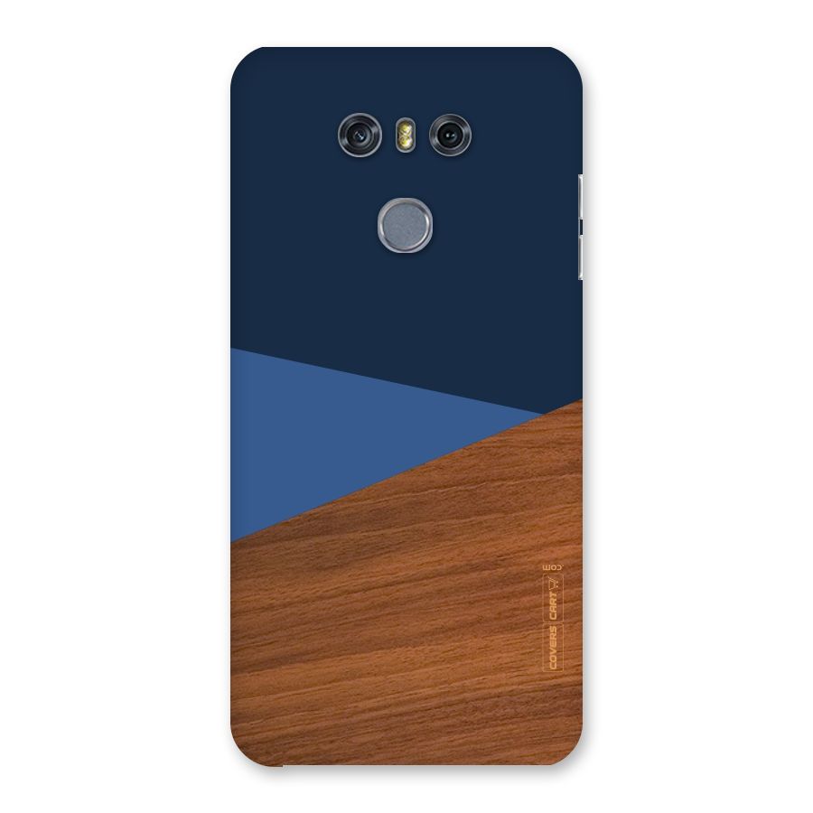 Crossed Lines Pattern Back Case for LG G6