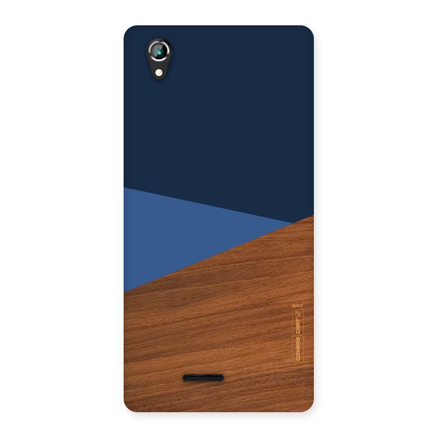 Crossed Lines Pattern Back Case for Lava Iris 800