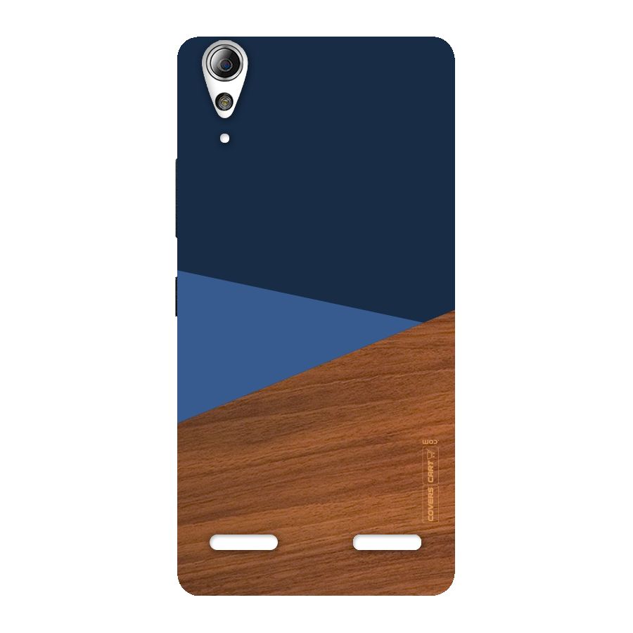 Crossed Lines Pattern Back Case for Lenovo A6000 Plus