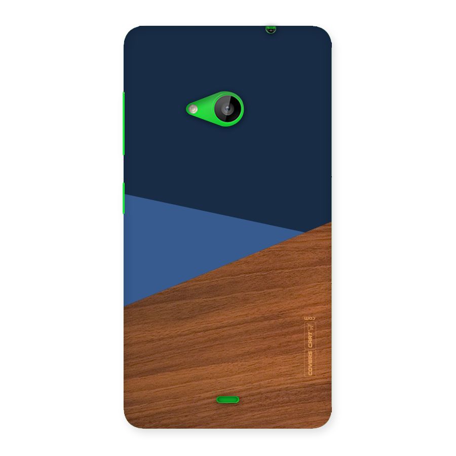 Crossed Lines Pattern Back Case for Lumia 535