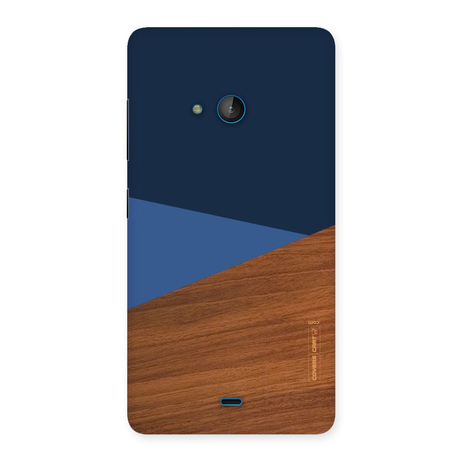 Crossed Lines Pattern Back Case for Lumia 540