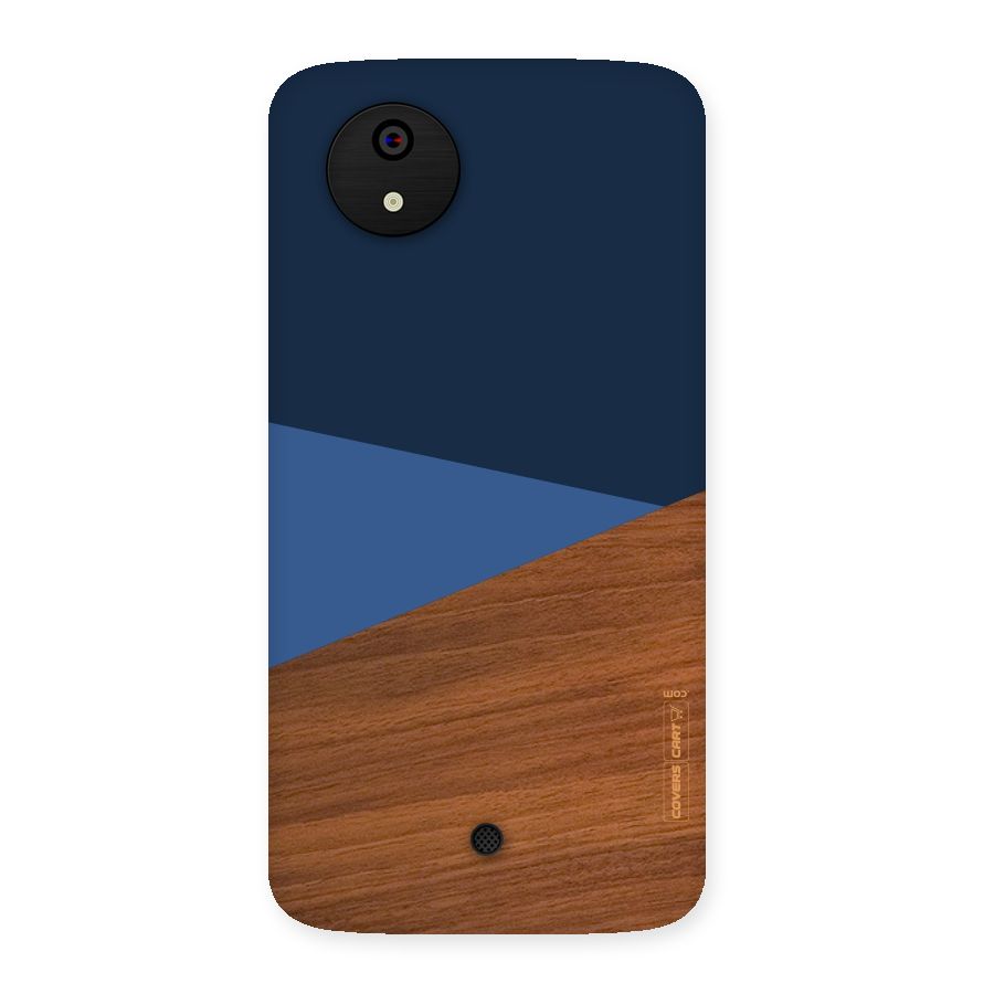 Crossed Lines Pattern Back Case for Micromax Canvas A1