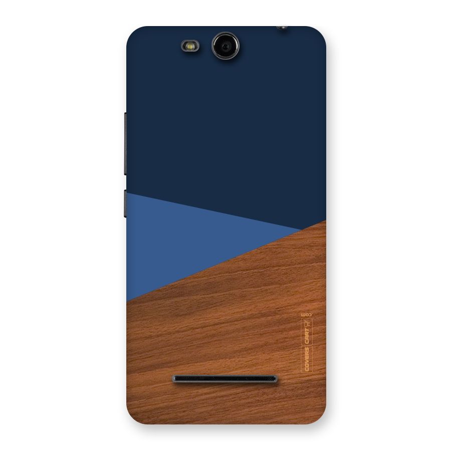 Crossed Lines Pattern Back Case for Micromax Canvas Juice 3 Q392