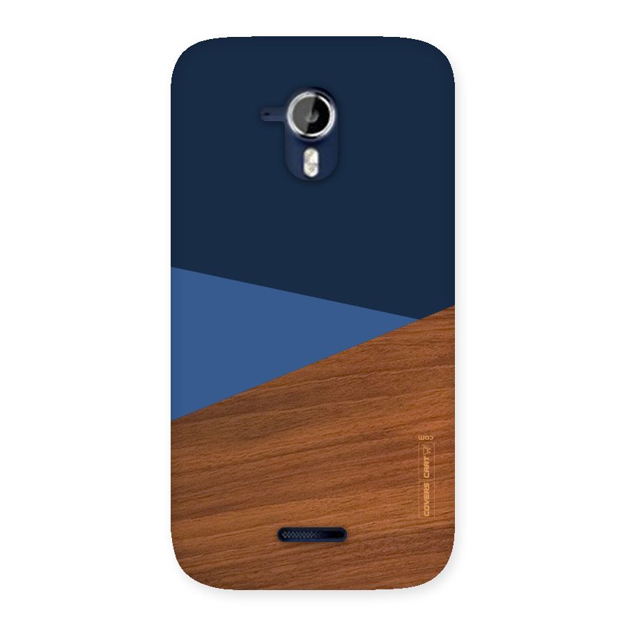 Crossed Lines Pattern Back Case for Micromax Canvas Magnus A117
