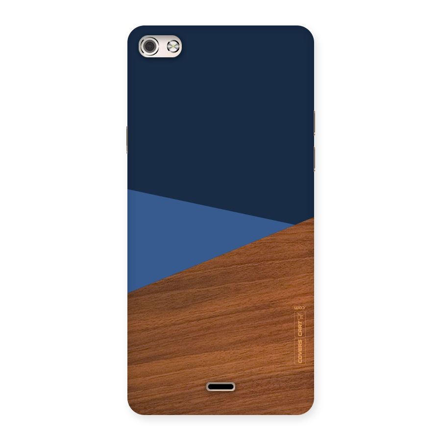 Crossed Lines Pattern Back Case for Micromax Canvas Silver 5