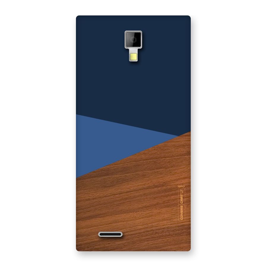 Crossed Lines Pattern Back Case for Micromax Canvas Xpress A99