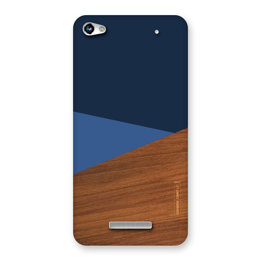 Crossed Lines Pattern Back Case for Micromax Hue 2