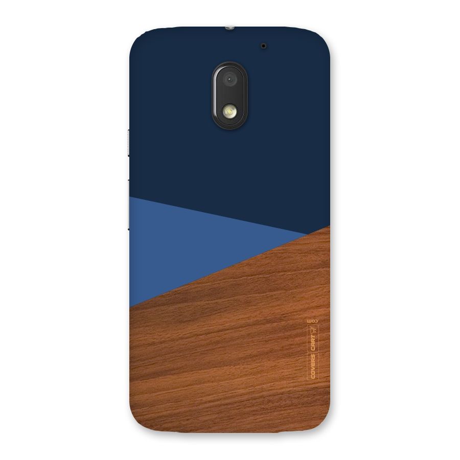 Crossed Lines Pattern Back Case for Moto E3 Power