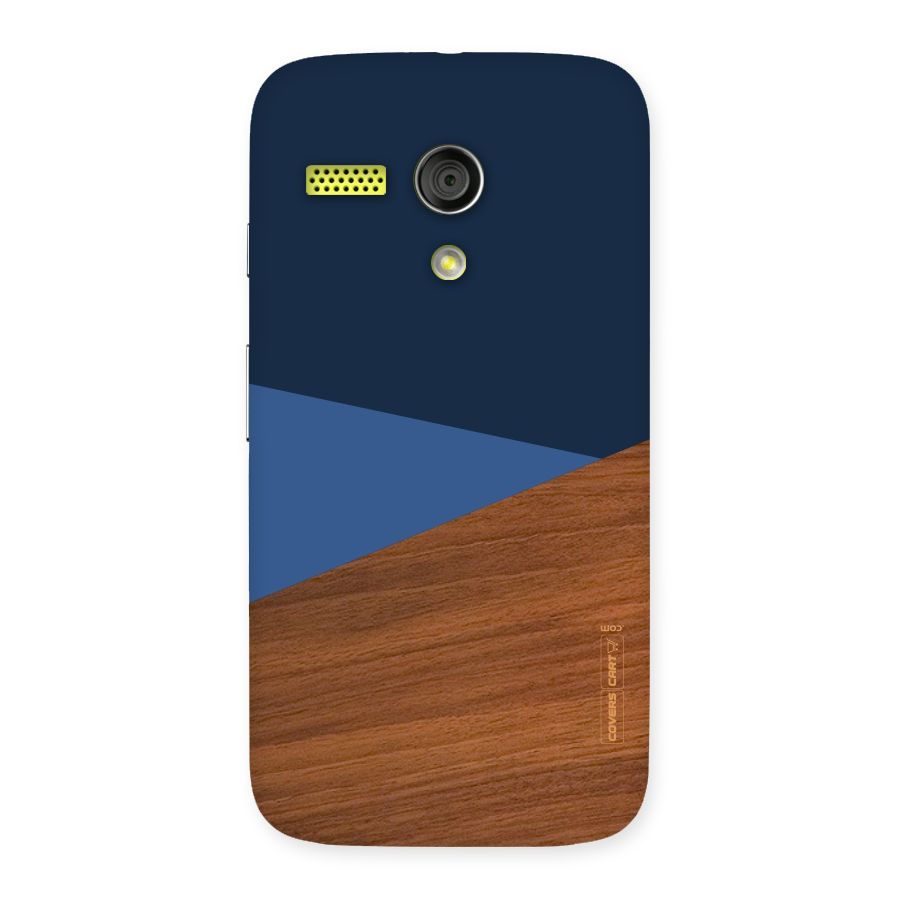 Crossed Lines Pattern Back Case for Moto G
