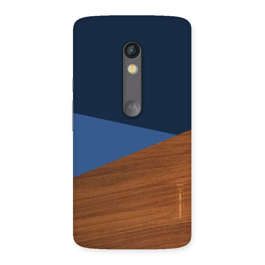 Crossed Lines Pattern Back Case for Moto X Play