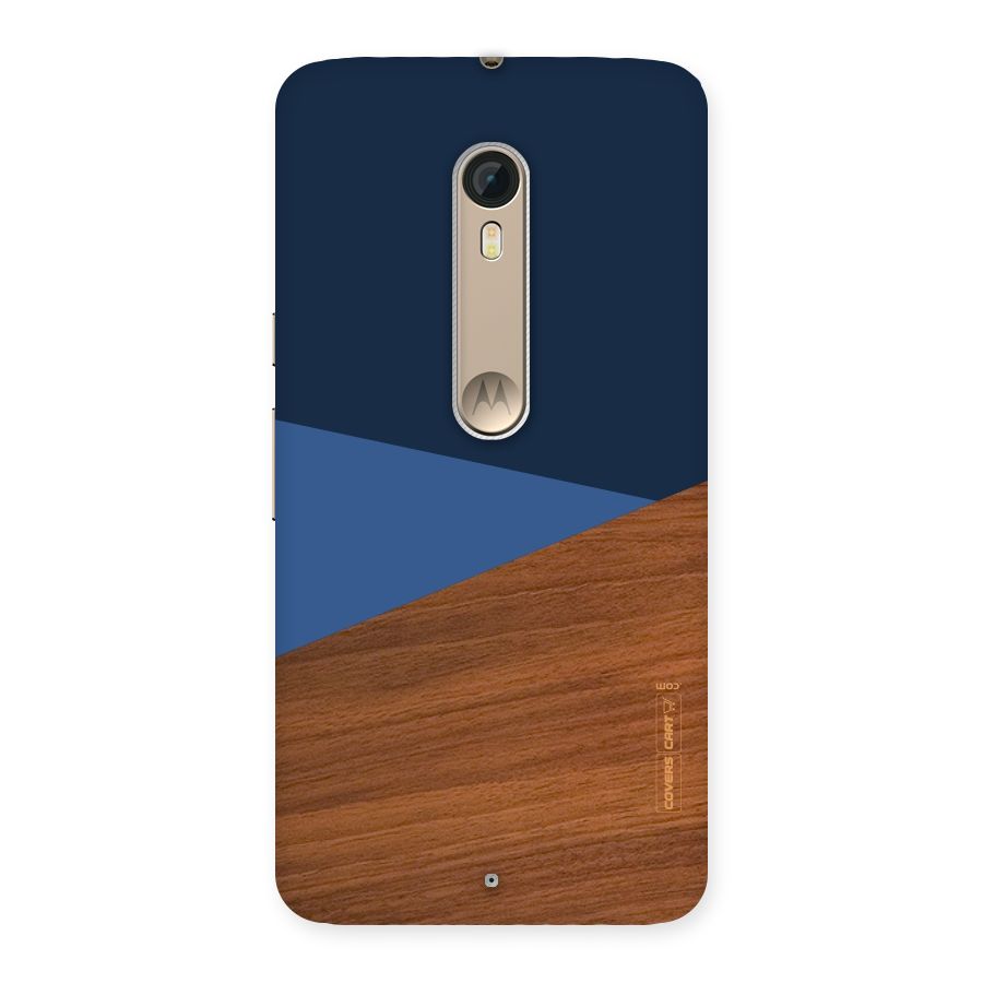 Crossed Lines Pattern Back Case for Motorola Moto X Style
