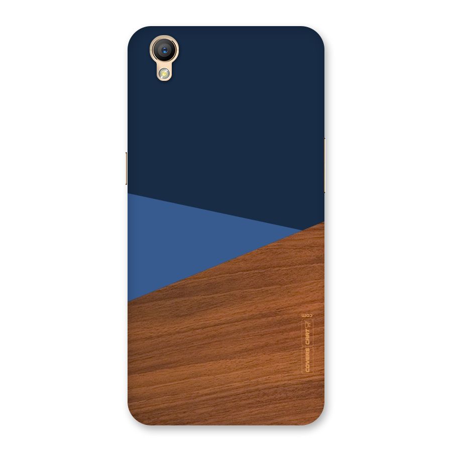 Crossed Lines Pattern Back Case for Oppo A37