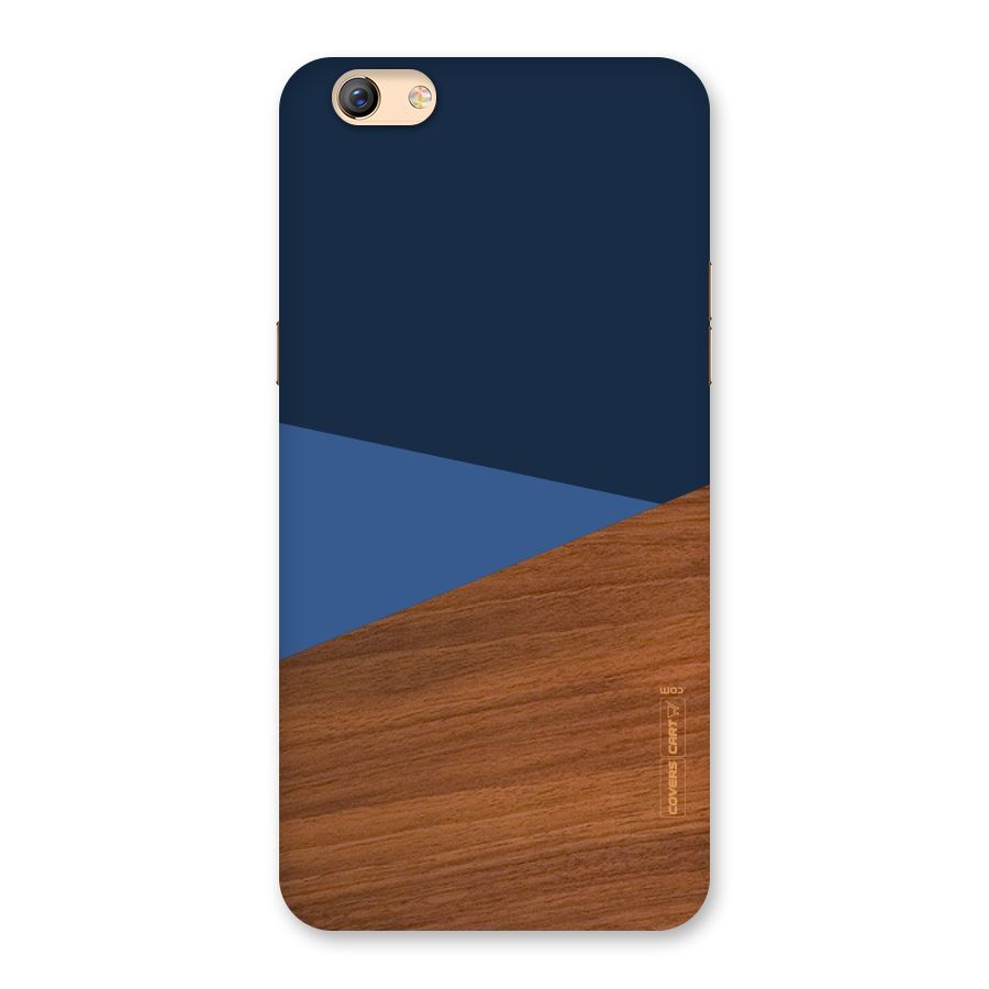 Crossed Lines Pattern Back Case for Oppo F3 Plus