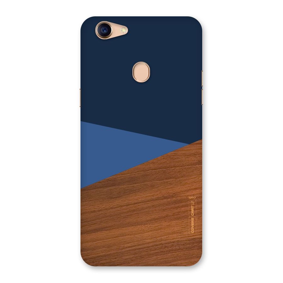 Crossed Lines Pattern Back Case for Oppo F5