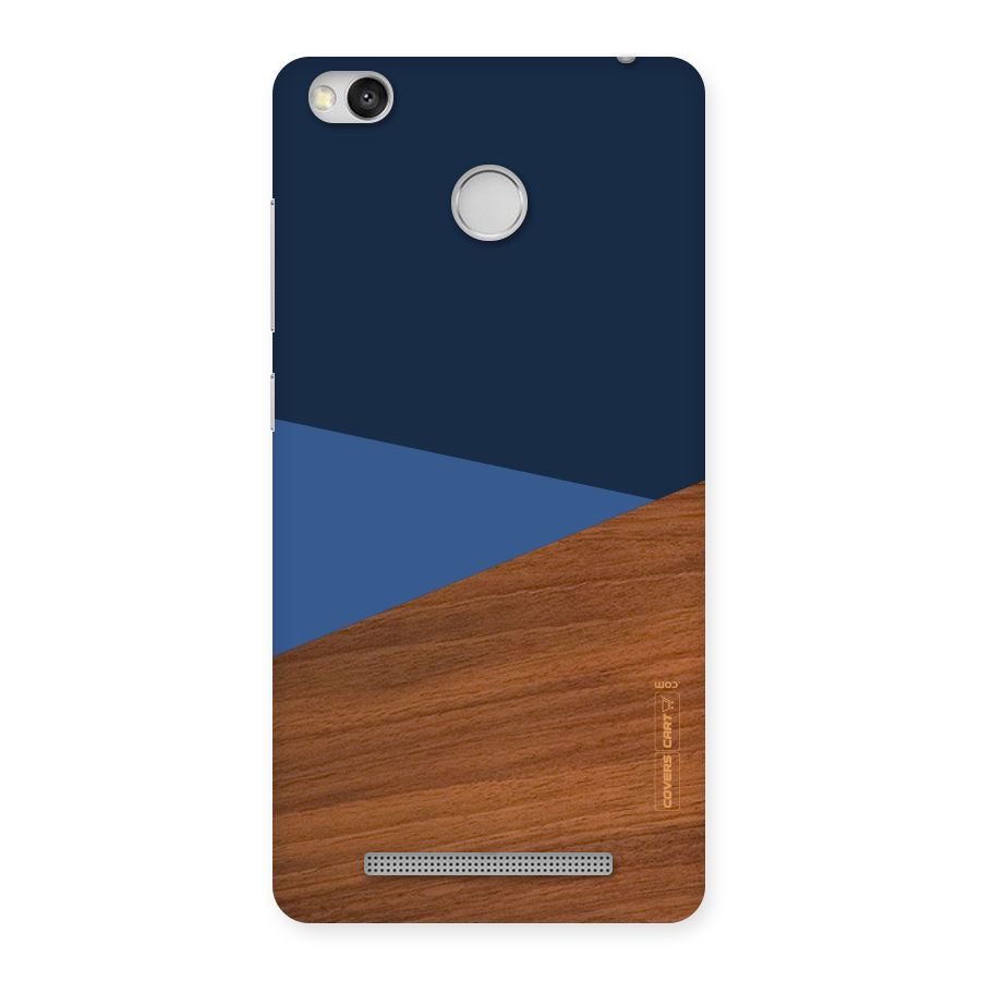 Crossed Lines Pattern Back Case for Redmi 3S Prime
