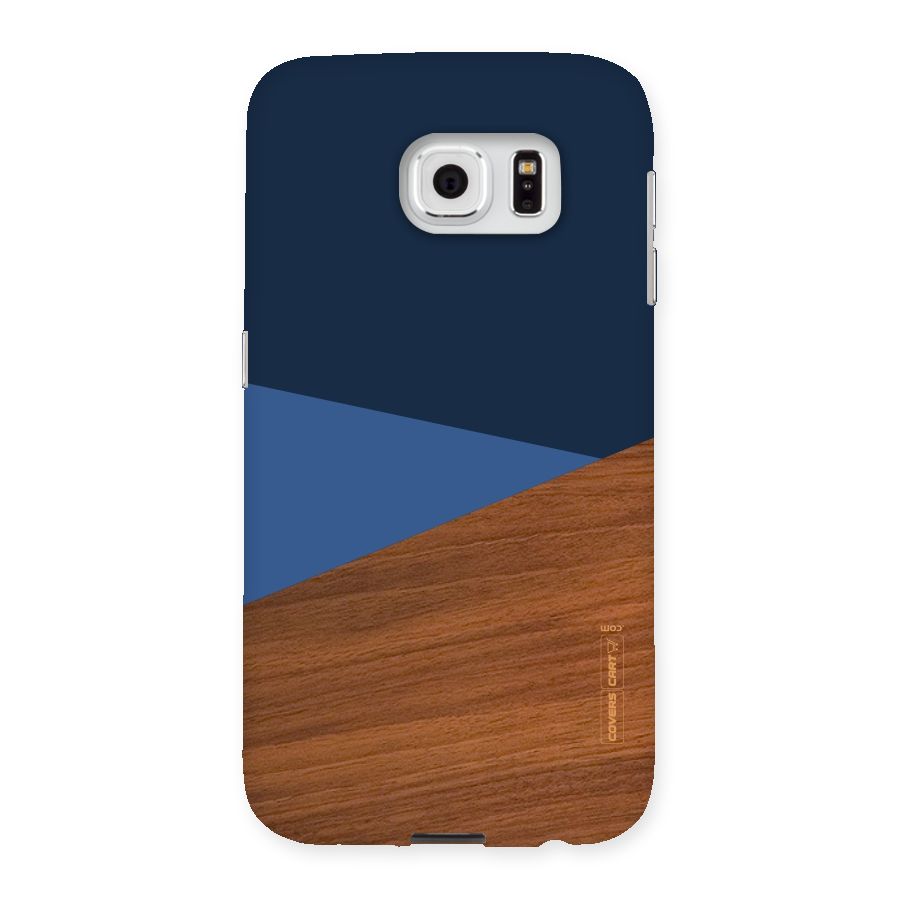 Crossed Lines Pattern Back Case for Samsung Galaxy S6