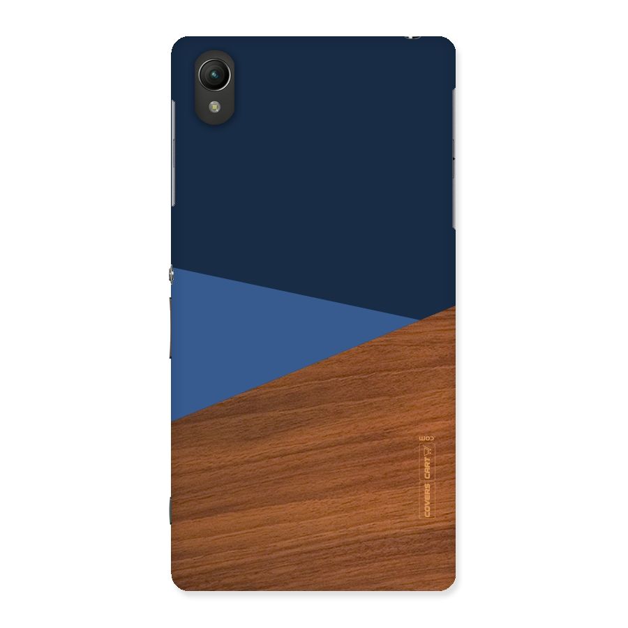 Crossed Lines Pattern Back Case for Sony Xperia Z2