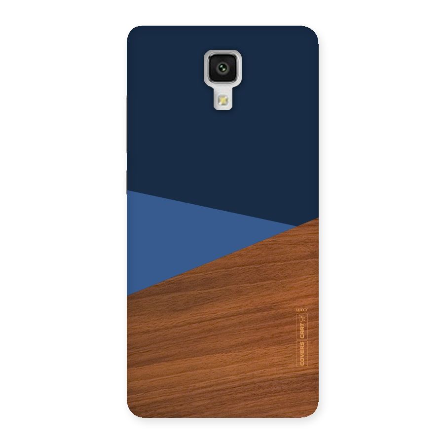 Crossed Lines Pattern Back Case for Xiaomi Mi 4