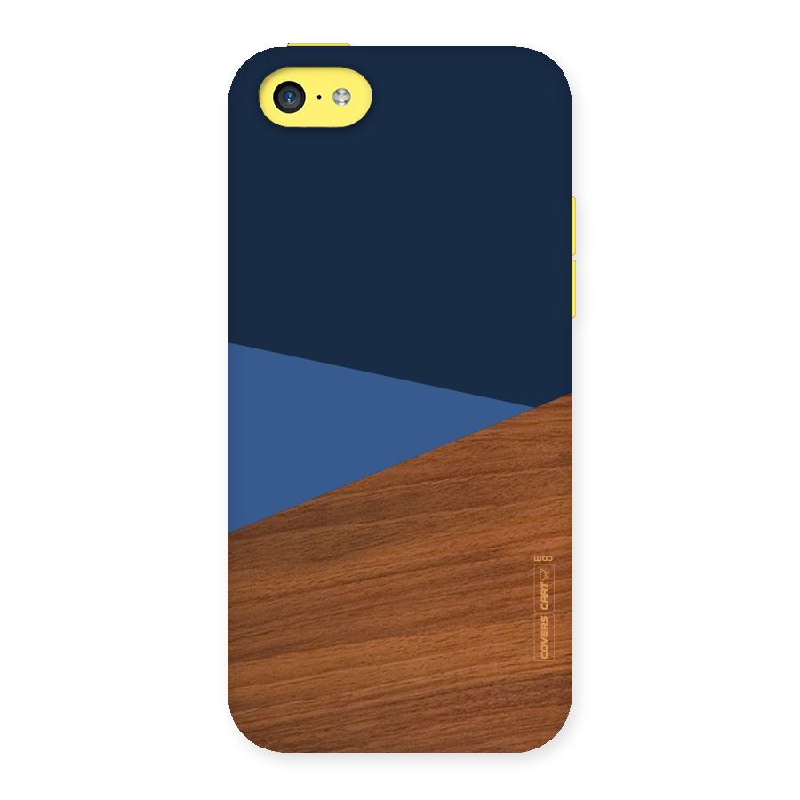 Crossed Lines Pattern Back Case for iPhone 5C