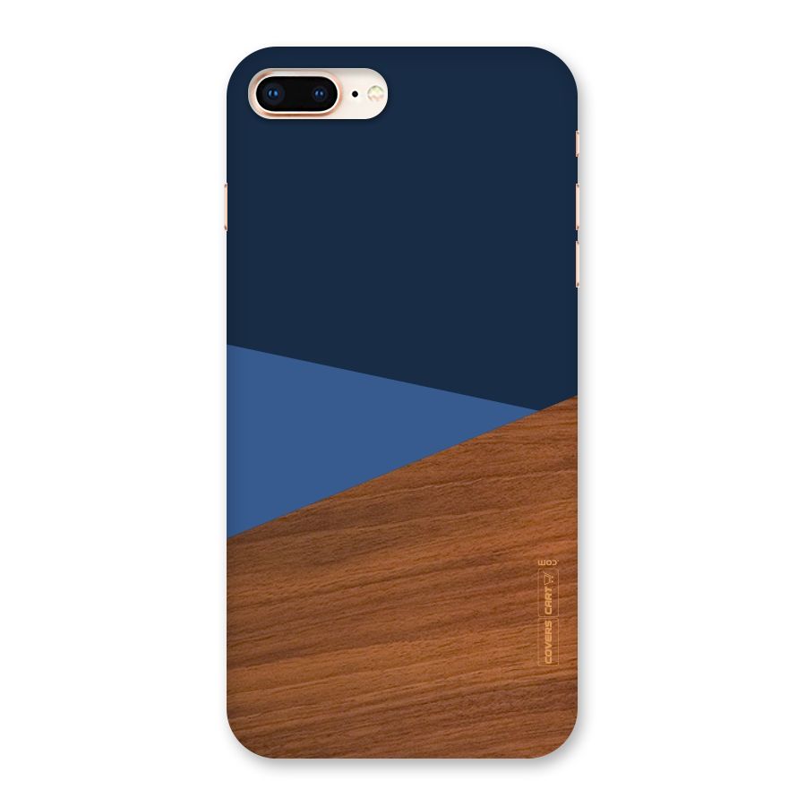 Crossed Lines Pattern Back Case for iPhone 8 Plus