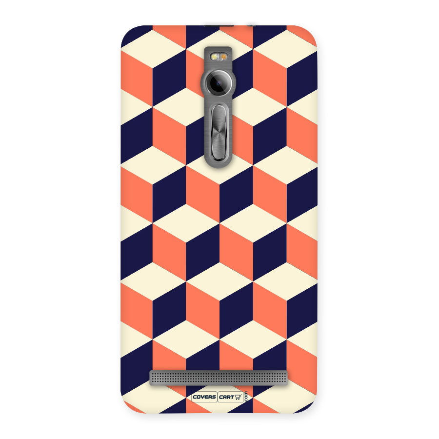 Cube Pattern Back Case for Asus Zenfone 2