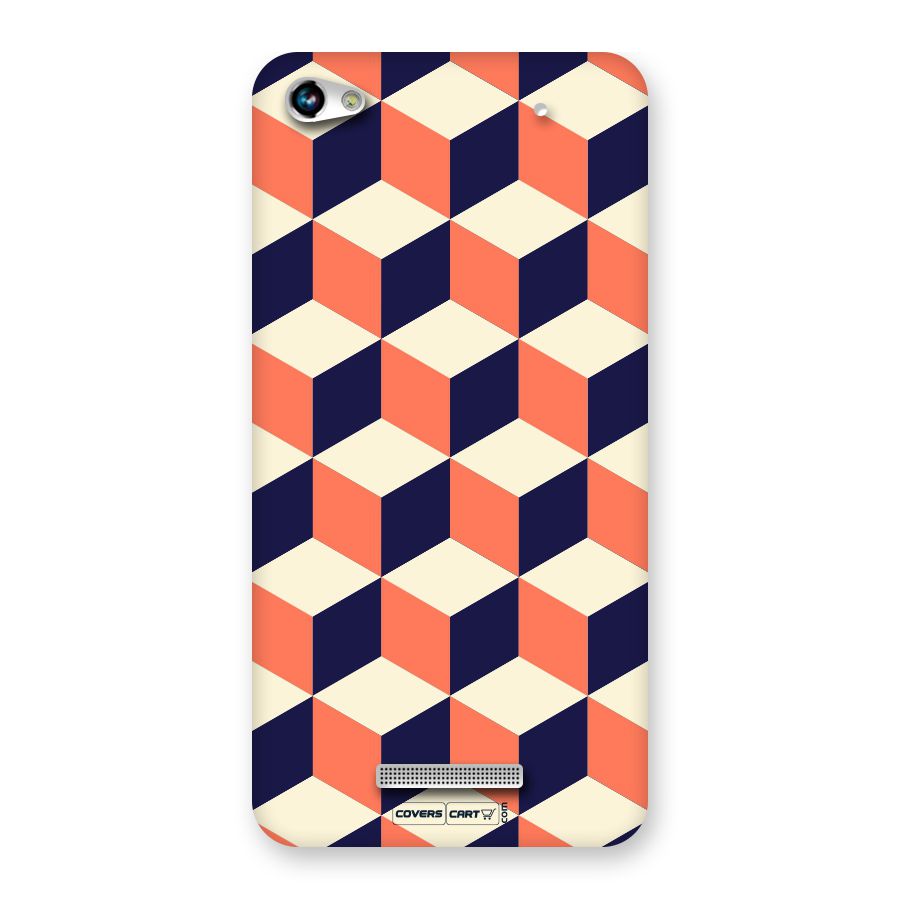 Cube Pattern Back Case for Canvas Hue 2 A316