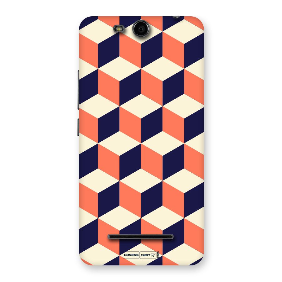 Cube Pattern Back Case for Canvas Juice 3