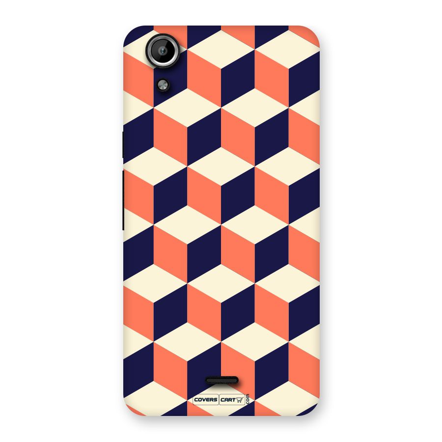 Cube Pattern Back Case for Canvas Selfie Lens