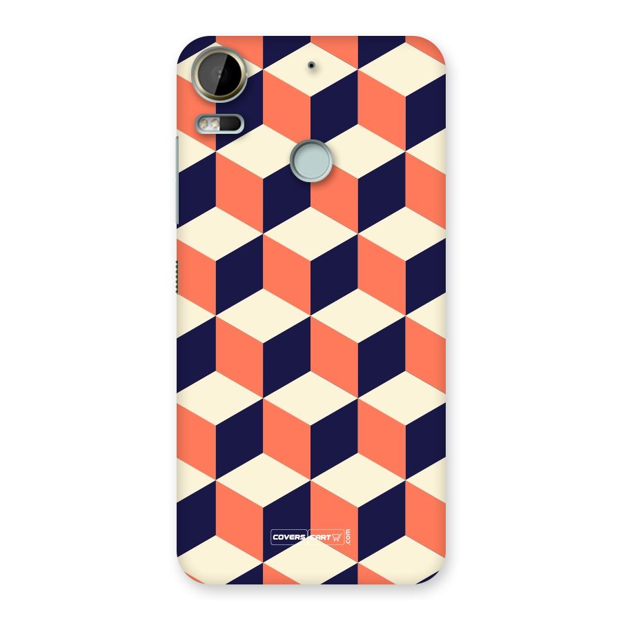 Cube Pattern Back Case for Desire 10 Pro