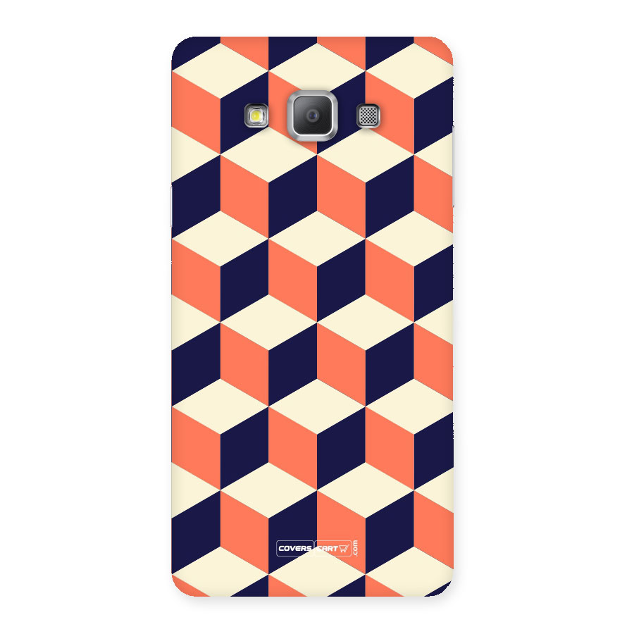 Cube Pattern Back Case for Galaxy A7