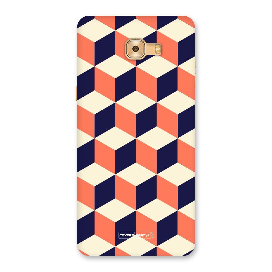 Cube Pattern Back Case for Galaxy C9 Pro