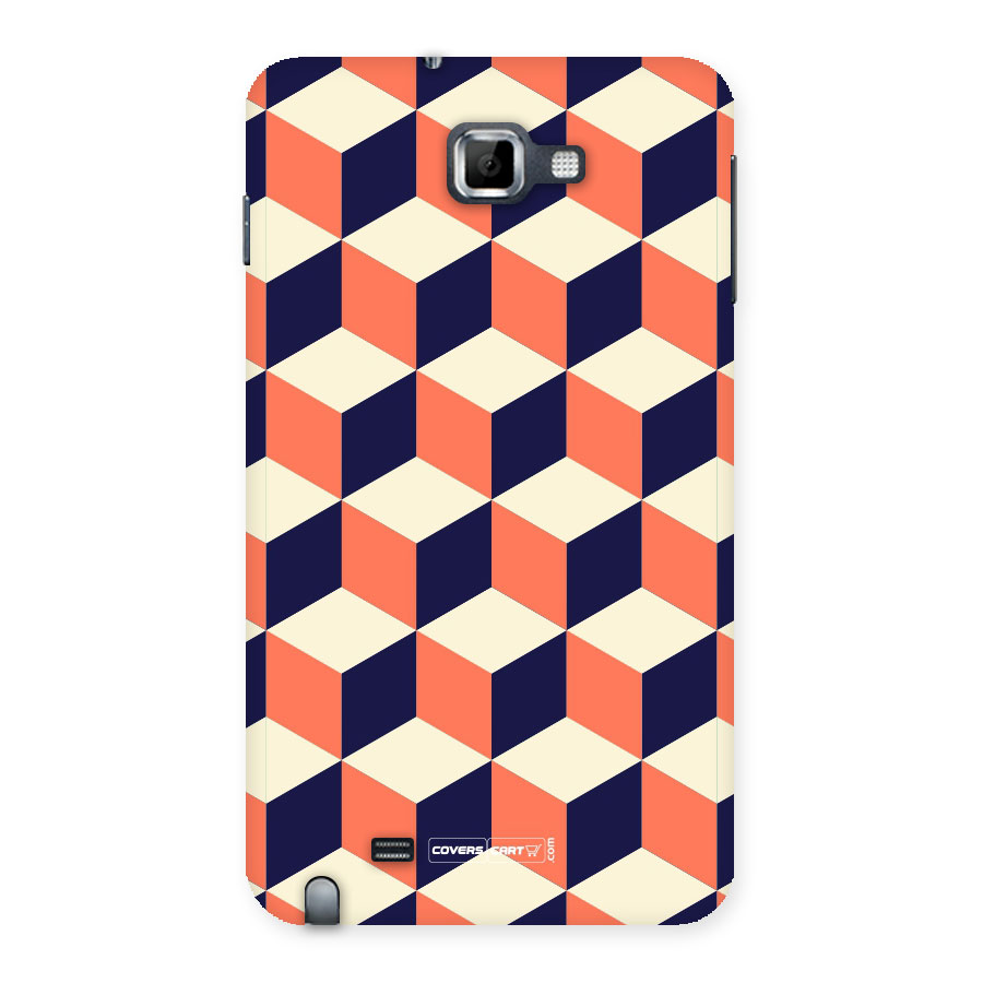 Cube Pattern Back Case for Galaxy Note