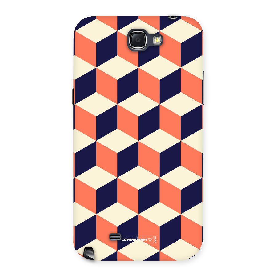Cube Pattern Back Case for Galaxy Note 2