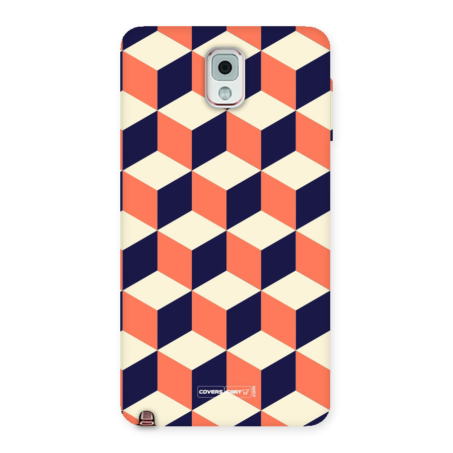 Cube Pattern Back Case for Galaxy Note 3