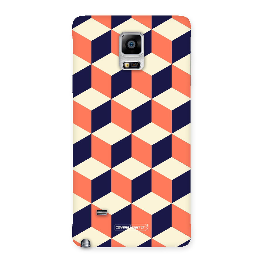 Cube Pattern Back Case for Galaxy Note 4