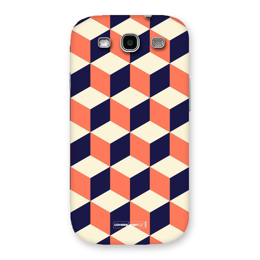 Cube Pattern Back Case for Galaxy S3
