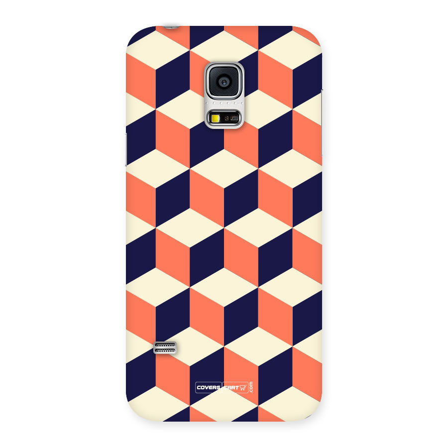 Cube Pattern Back Case for Galaxy S5 Mini