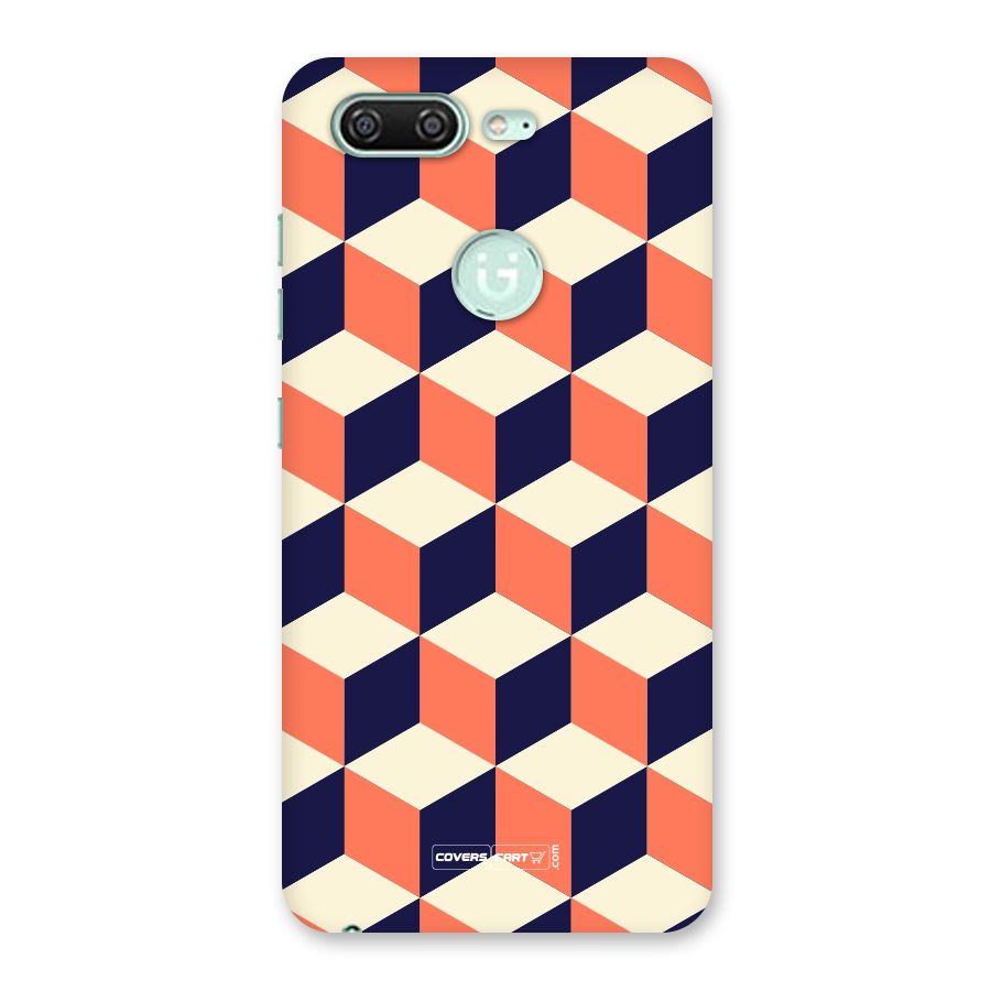 Cube Pattern Back Case for Gionee S10