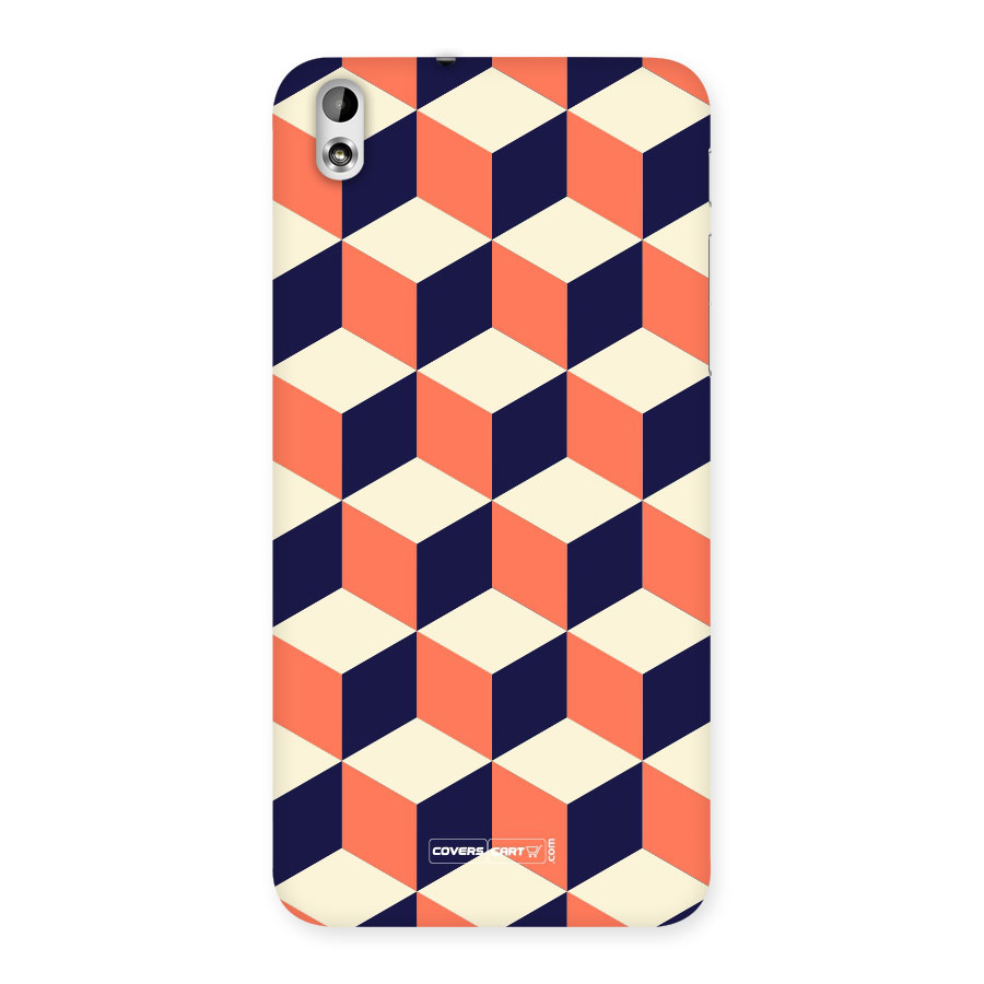 Cube Pattern Back Case for HTC Desire 816