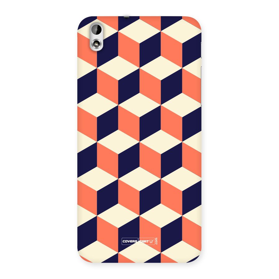 Cube Pattern Back Case for HTC Desire 816g