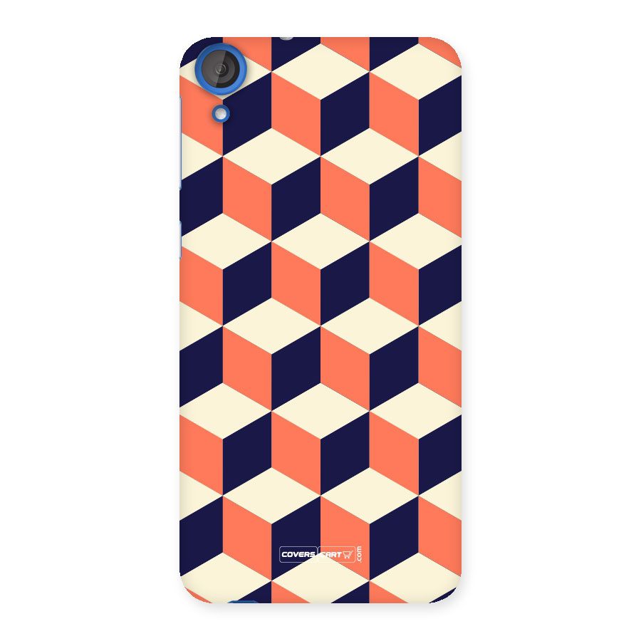 Cube Pattern Back Case for HTC Desire 820
